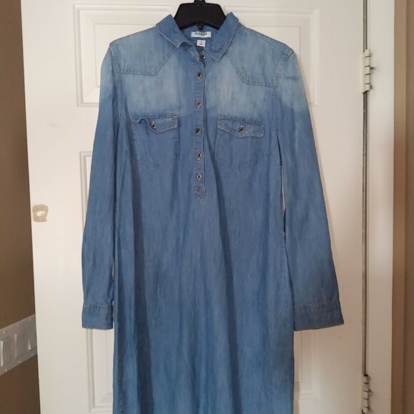 Long Denim Dress - Picture 1 of 3